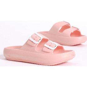 Tonny Black TBER490 Somon Rahat Kalıp Tokalı Yüksek Taban Eva Kadın Terlik