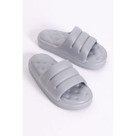 Tonny Black TBER495 Eva Gri Kadın Terlik