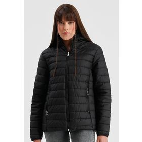 Tonny Black TBG067 Siyah Kapitone Astarlı Su Geçirmez Şişme Kadın Mont