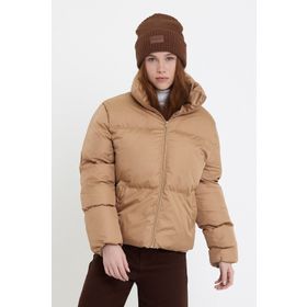 Tonny Black TBG069 Vizon Owersize Dolumlu Şişme Su Geçirmez Kadın Mont