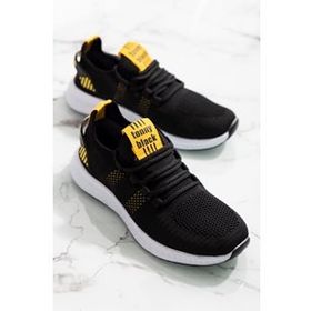 Tonny Black TBIDL-0 Siyah Sarı Unisex Spor Ayakkabı