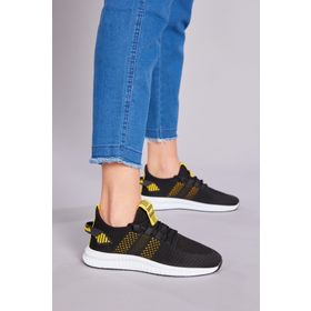 Tonny Black TBIDL Siyah Sarı Unisex Spor Ayakkabı