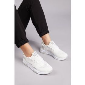 Tonny Black TBQNL Beyaz Gri Unisex Spor Ayakkabı