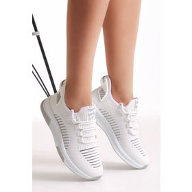 Tonny Black TBQNL Beyaz Gri Unisex Spor Ayakkabı
