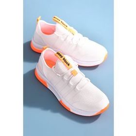 Tonny Black TBQNT-0_227 Beyaz Oranj Unisex Spor Ayakkabı