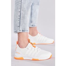 Tonny Black TBQNT-0_227 Beyaz Oranj Unisex Spor Ayakkabı