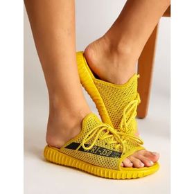 Tonny Black TBTR-0_141 Sarı Unisex Triko Özel Üretim Terlik