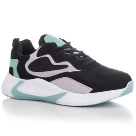 Tonny Black V2901-0_306 Siyah Yeşil Unisex Spor Ayakkabı