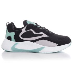 Tonny Black V2901-0_306 Siyah Yeşil Unisex Spor Ayakkabı