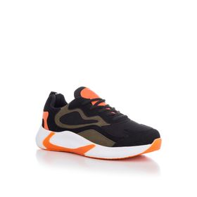 Tonny Black V2901-0_323 Siyah Turuncu Unisex Spor Ayakkabı