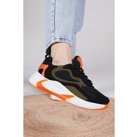 Tonny Black V2901-0_323 Siyah Turuncu Unisex Spor Ayakkabı
