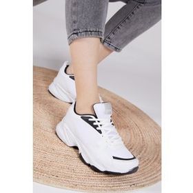 Tonny Black ZYP Beyaz Siyah Unisex Spor Ayakkabı