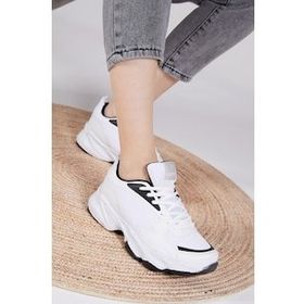 Tonny Black ZYP Beyaz Siyah Unisex Spor Ayakkabı
