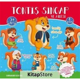Tontiş Sincap ve Ailesi 6 Öykü Seti Cansaran Kızıltaş