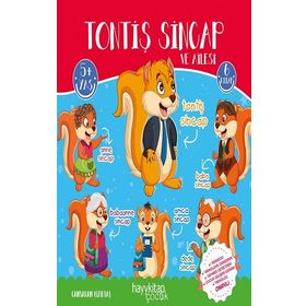 Tontiş Sincap ve Ailesi 6 Öykü Seti Cansaran Kızıltaş
