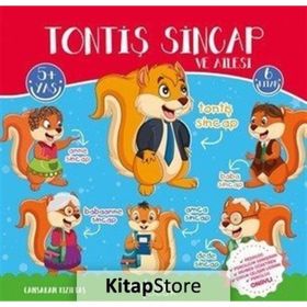 Tontiş Sincap ve Ailesi 6 Öykü Seti Cansaran Kızıltaş