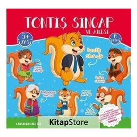 Tontiş Sincap ve Ailesi Öykü Seti-6 Kitap Takım - Kolektif