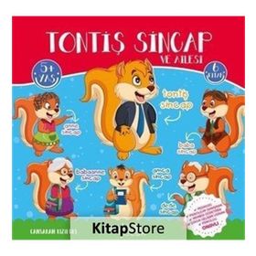 Tontiş Sincap ve Ailesi Öykü Seti-6 Kitap Takım - Kolektif