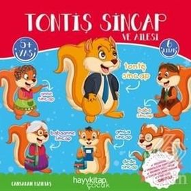 Tontiş Sincap ve Ailesi Öykü Seti-6 Kitap Takım - Kolektif