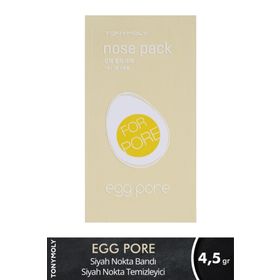 Tonymoly Egg Pore Aktif Karbon Yumurta Kabuğu 4.5 gr Siyah Nokta Bandı