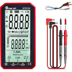 Tooltop ET8134 Taşınabilir Yurt Dışından Kırmızı 4.7 Inç LCD Ekran Multimetre