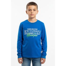 Toontoy 22860 Erkek Çocuk Bisiklet Yaka Uzun Kollu Baskılı Tişört