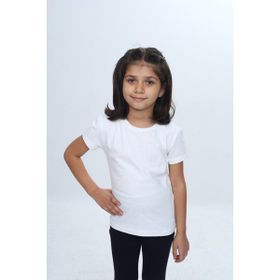 Toontoy 24968 Ekru Kız Çocuk Tişört