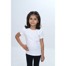 Toontoy 24968 Kız Çocuk Bisiklet Yaka Kısa Kollu Tişört