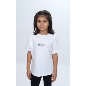 Toontoy 24977 Ekru Kız Çocuk Tişört