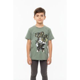 Toontoy 24992 Erkek Çocuk Bisiklet Yaka Kısa Kollu Baskılı Tişört