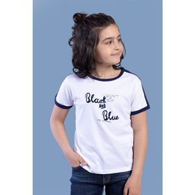 Toontoy Black Flak Baskılı Beyaz Erkek Çocuk Tişört