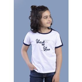 Toontoy Black Flak Baskılı Beyaz Erkek Çocuk Tişört