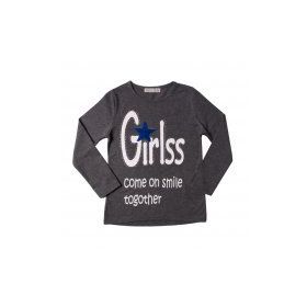 Toontoy Girls Taşlı Pullu Nakışlı Kız Çocuk Sweatshirt