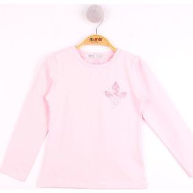 Toontoy Göğsü Nakışlı Kız Çocuk T-shirt