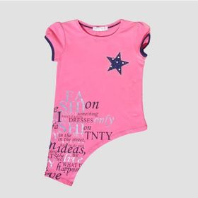 Toontoy Göğsü Nakışlı Kız Çocuk T-shirt