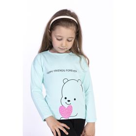 Toontoy Kids Kız Çocuk Baskılı T-shirt