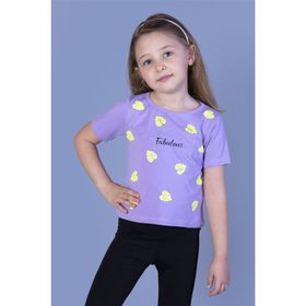 Toontoy Kids Kız Çocuk Yaprak Desenli Fabulous Baskılı T-shirt