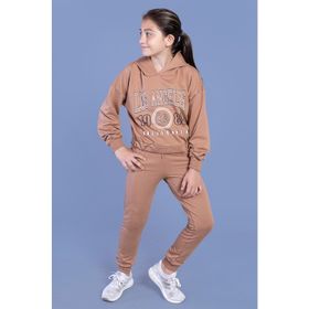 Toontoy Kız Çocuk Kapüşonlu Baskılı Eşofman Takımı