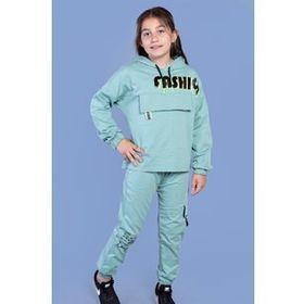 Toontoy Kız Çocuk Kapüşonlu Baskılı Eşofman Takımı