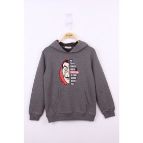 Toontoy Love Dünya Baskılı Kız Çocuk Sweatshirt