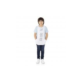 Toontoy My Rules Baskılı Mavi-Beyaz Erkek Çocuk T-shirt