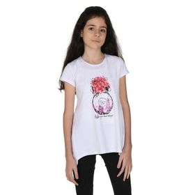 Toontoy Parfüm Nakışlı Kız Çocuk T-Shirt