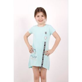 Toontoy So Chıc Baskılı Mint Kız Çocuk Elbise