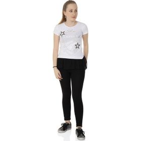 Toontoy Tüllü Beyaz Kız Çocuk Elbise