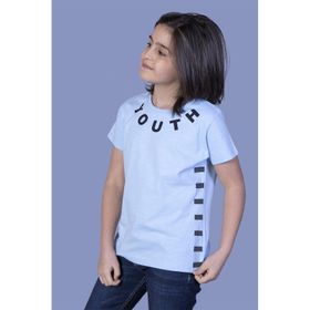 Toontoy Youth Baskılı Mavi Erkek Çocuk T-shirt