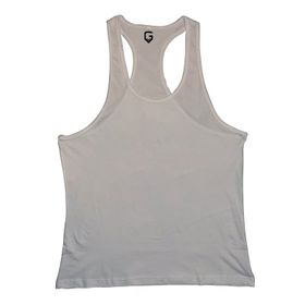 Top Glory 5025 Fitness GYM Tank Top Beyaz Erkek Atlet