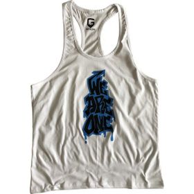 Top Glory 5057 Fitness GYM Tank Top Gri Erkek Atlet