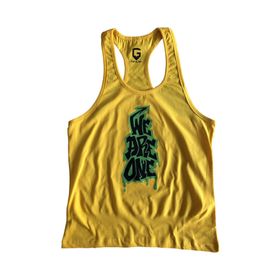 Top Glory 5058 Fitness GYM Tank Top Sarı Erkek Atlet