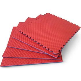 Top Glory Mavi Kırmızı 100x100x2.6 cm Tatami Minderi