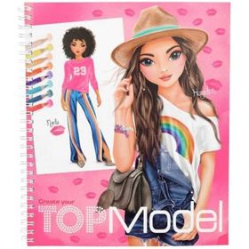 Top Model 10203 Tasarım Boyama Kitabı